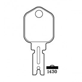 Fork Lift Industrial Key Blank 1430 - Click Image to Close